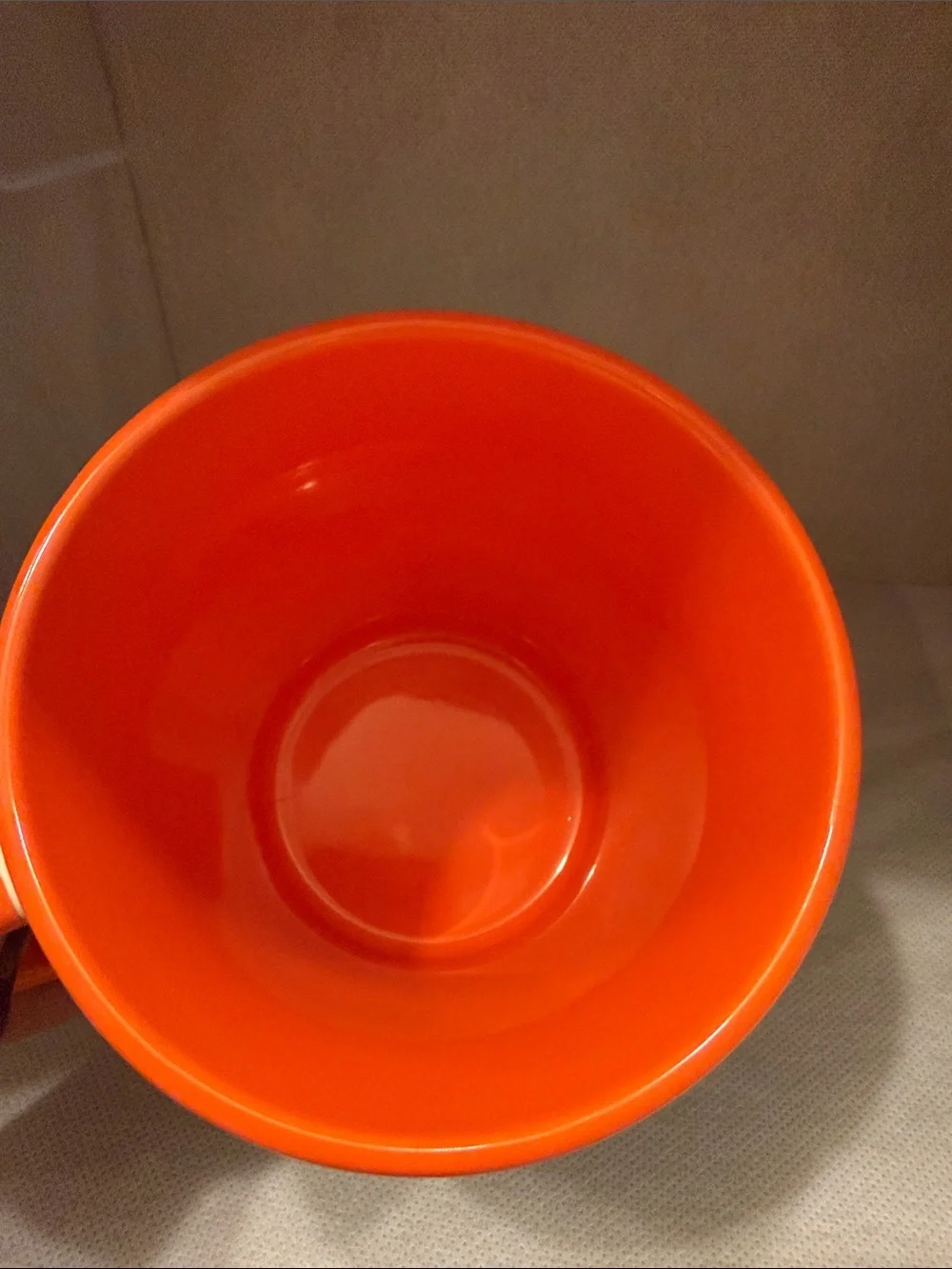Peanuts Lucy Teal and Orange Ceramic Coffee Mug